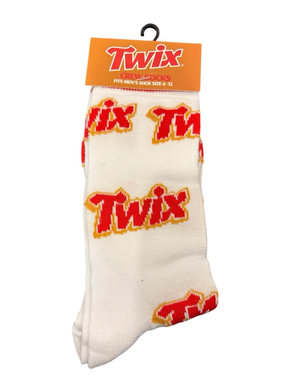 Twix Crew Socks Men’s Shoe Size 6-12 NEW